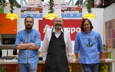 Fundación Amigos de Galicia continúa el programa “Alimentando su futuro” con los chefs Kike Piñeiro y Eloy Cancela de A Horta do Obradoiro y Ricardo García de Don Quijote