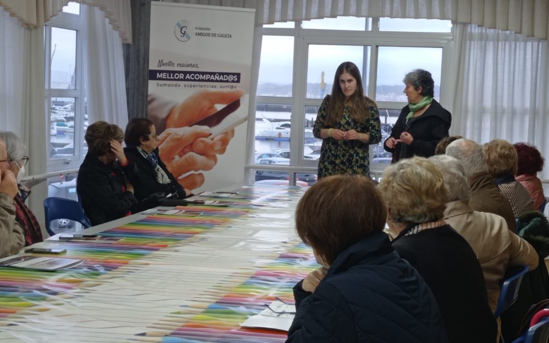 Fundación Amigos de Galicia continúa formando a personas mayores con su programa “Mellor acompañad@s”